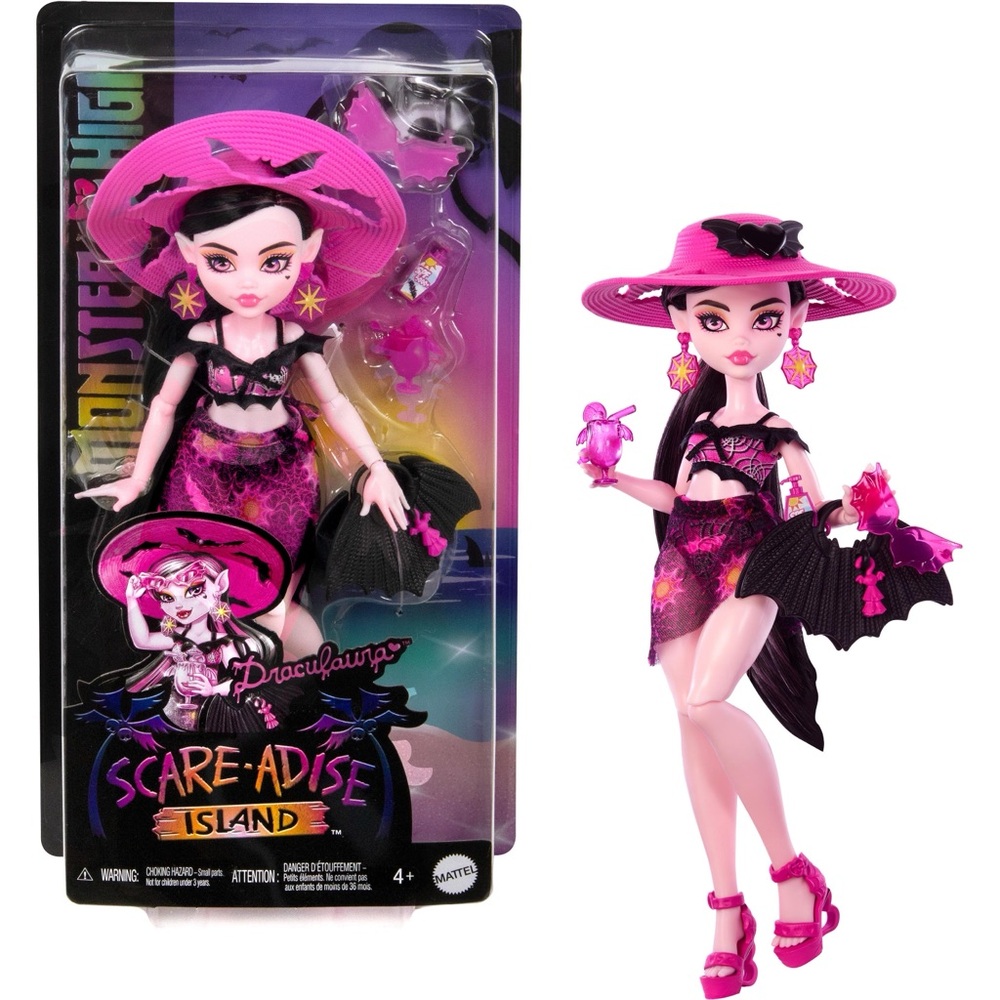 NIB - Monster High Scare-adise Island Draculaura Doll